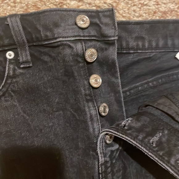 ABERCROMBIE & FITCH High Rise Jean Shorts, 4” inseam. Size 26/2 - Picture 4 of 4